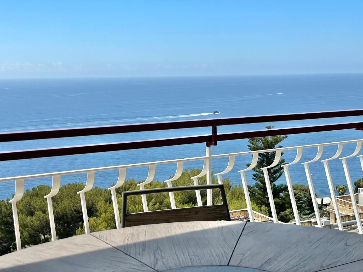 Mybluevista Luxury Panoramic Sea View Apartments Cap D Ail Near Monaco Cap-d'Ail Exteriör bild
