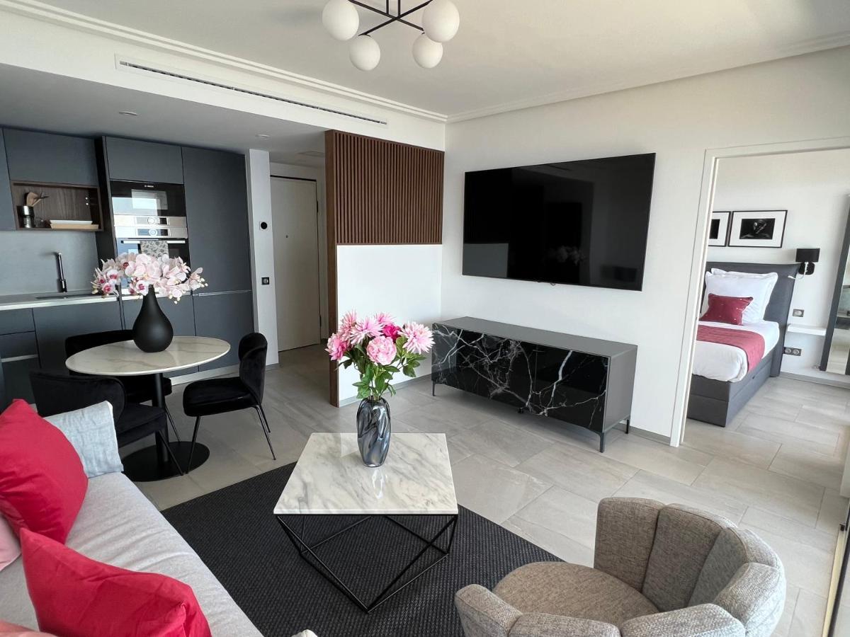 Mybluevista Luxury Panoramic Sea View Apartments Cap D Ail Near Monaco Cap-d'Ail Exteriör bild